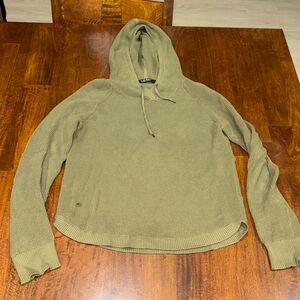 Ralph Lauren Dark Olive Green Hooded Sweater